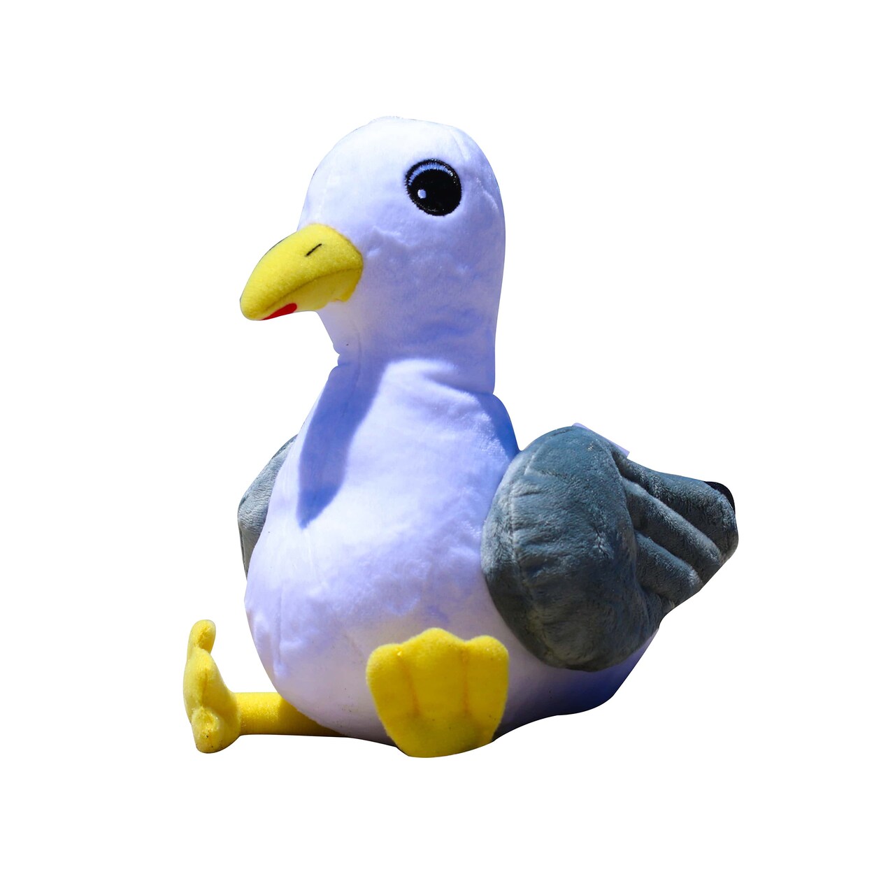 Stephen Seagull 12" Stuffed Plush Toy w/ Authentic Animal Sounds, for Kids Babies & Toddlers